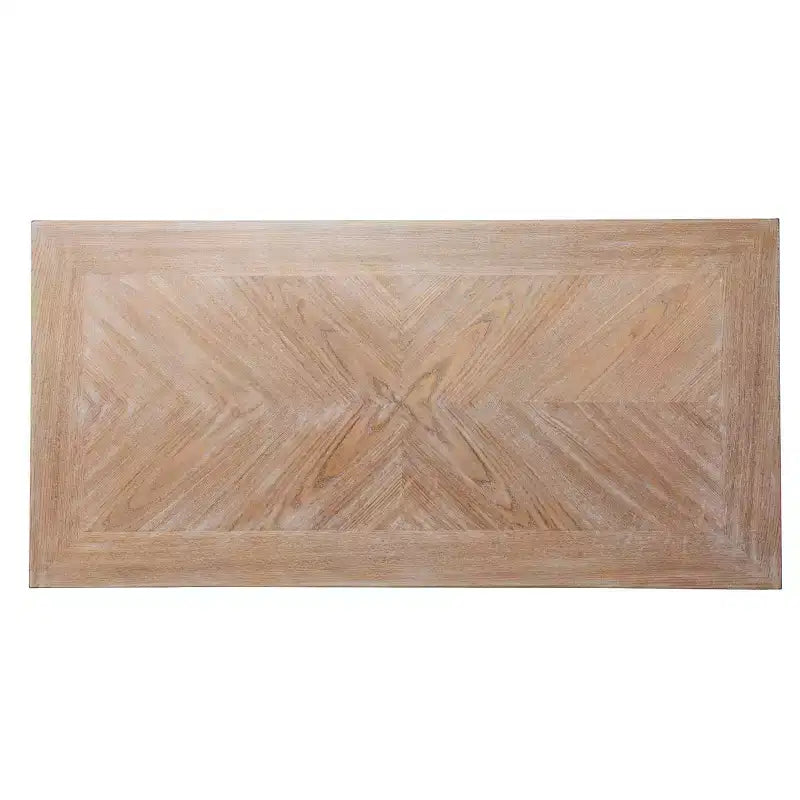 Scrivania bicolore con cassetto - Bianco e Naturale, 1 persona
