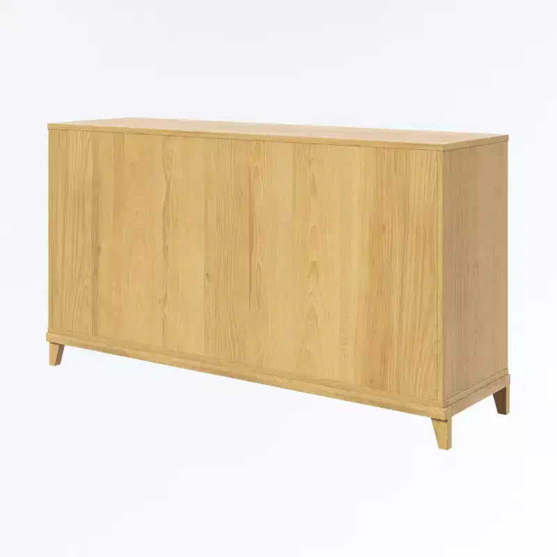 Comò a 6 cassetti in pino naturale stile transizionale