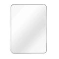HomeRoots 36 Silver Aluminum Framed Accent Mirror