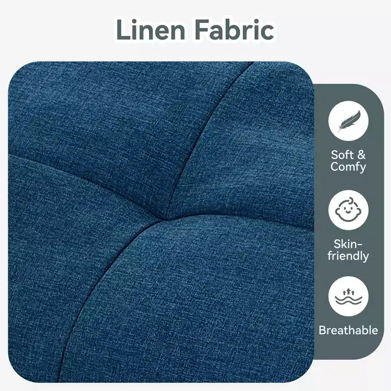 Divano Letto Futon Convertibile, Ecopelle, 2 Posti