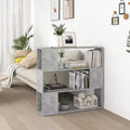 Libreria divisoria a 3 scomparti, grigio cemento