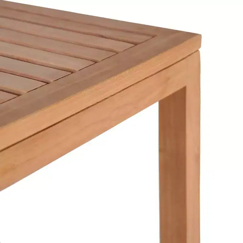 Scaffale alto a 4 ripiani in legno massello di teak marrone