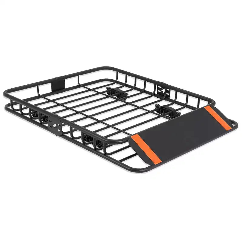 Cestello portatutto da tetto in acciaio, capacità 90 kg, compatibile con SUV e pick-up